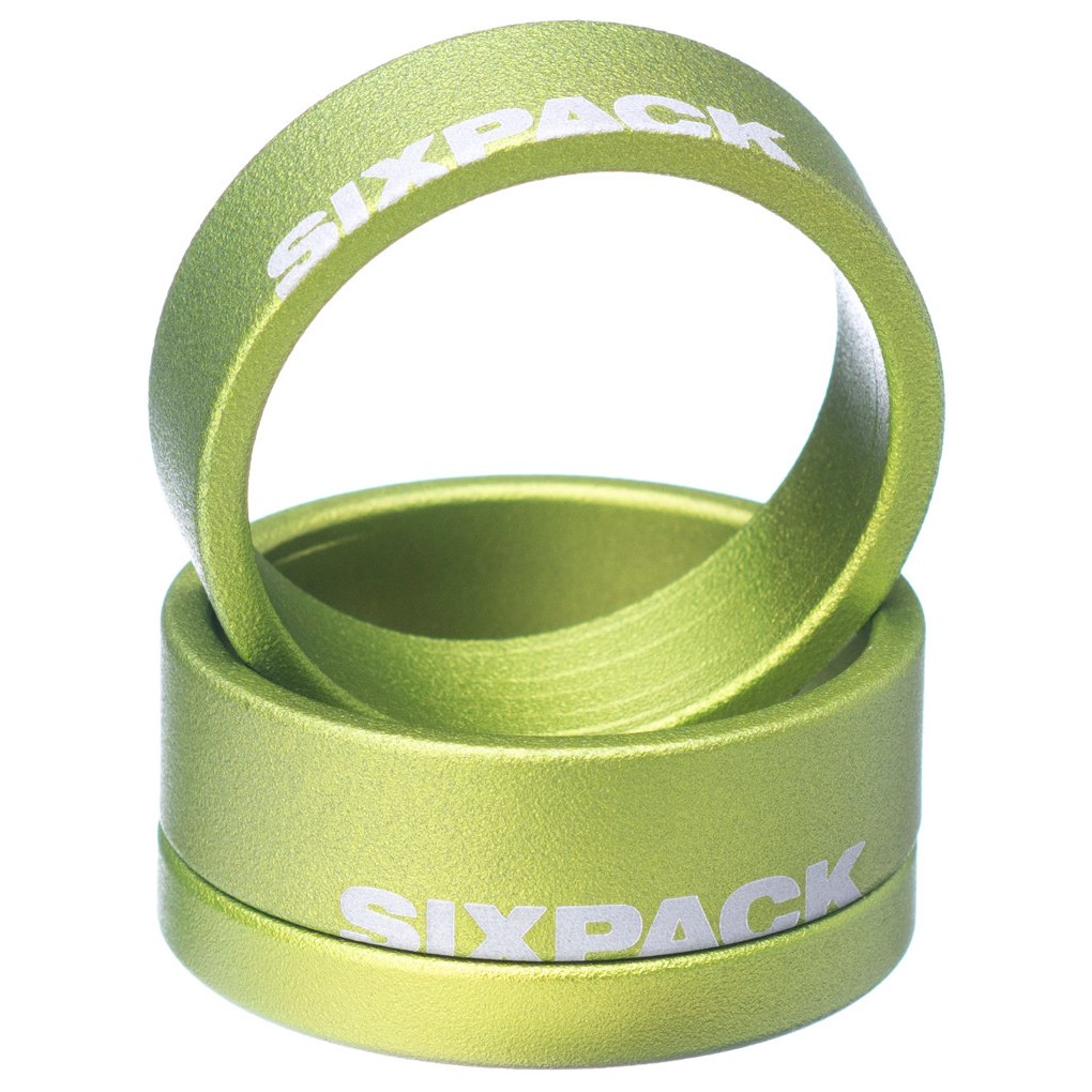 Produktbild von Sixpack Menace Spacer Set - 1 1/8 Zoll - electric green