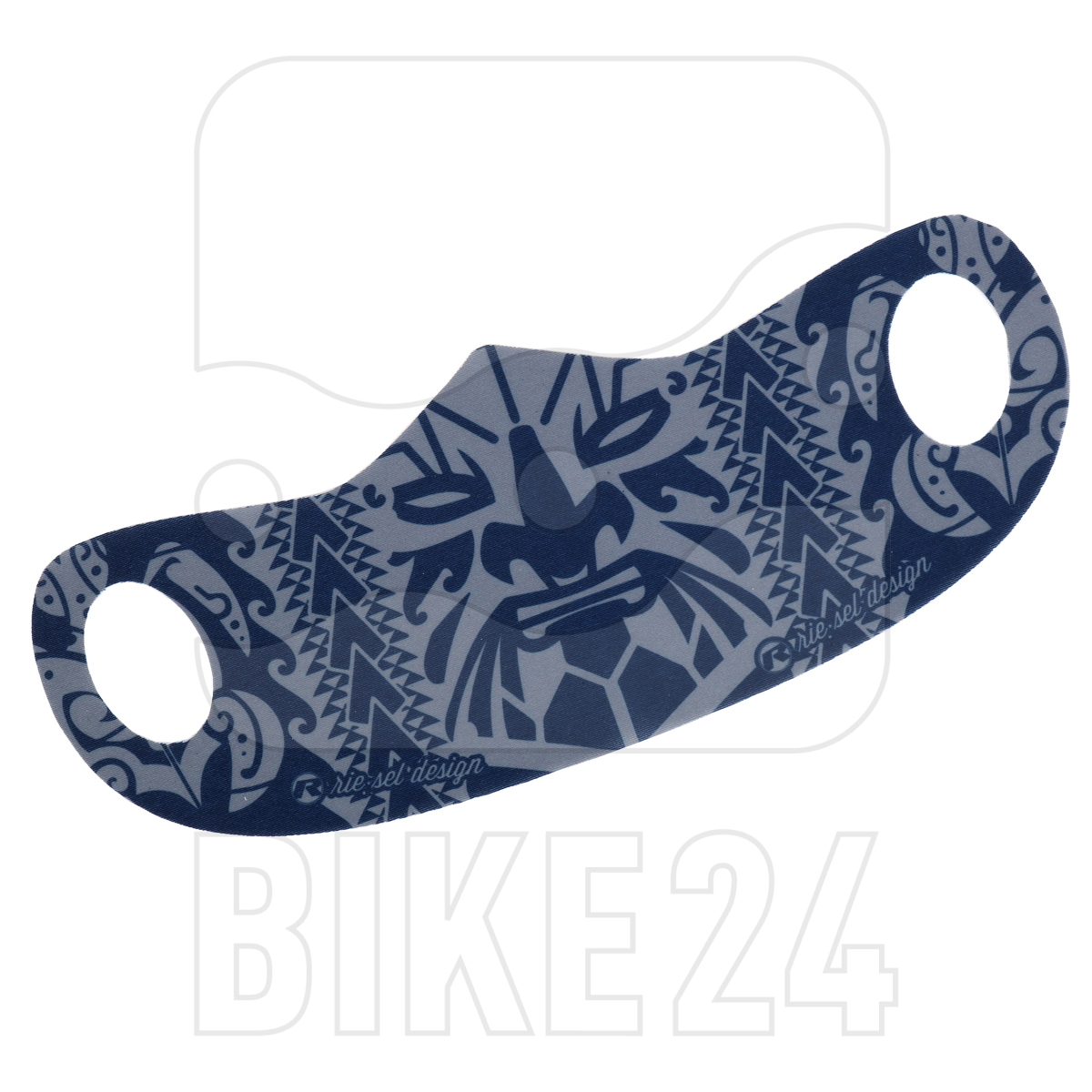 Produktbild von rie:sel design Mund- und Nasenschutz - maori navy blue