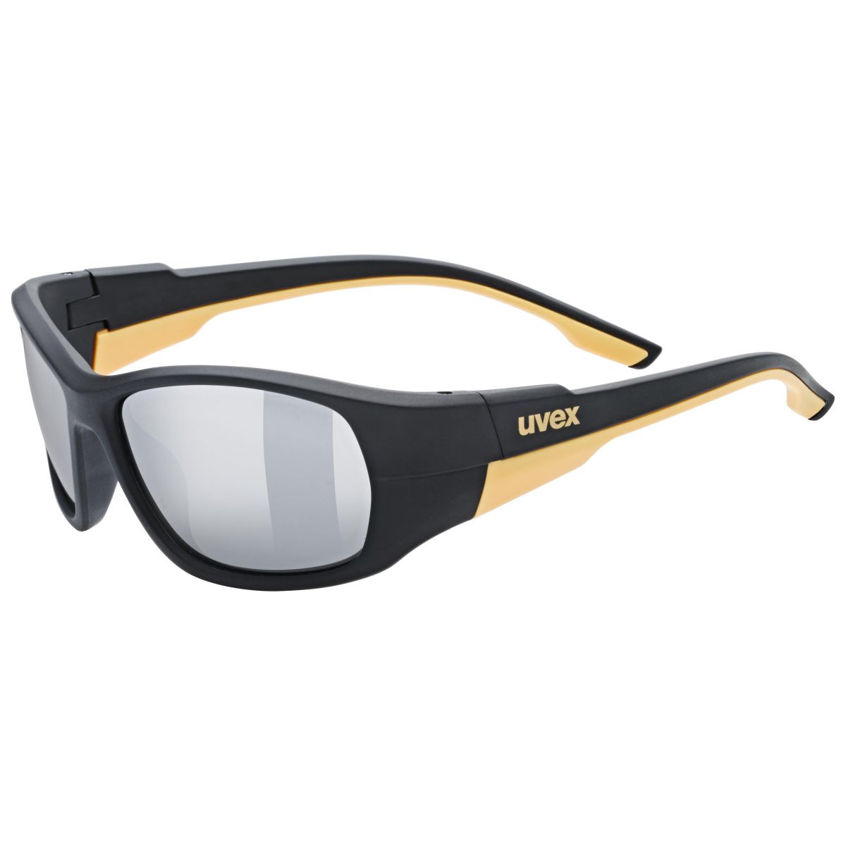 Produktbild von Uvex sportstyle 514 Kinderbrille - black matt/mirror silver