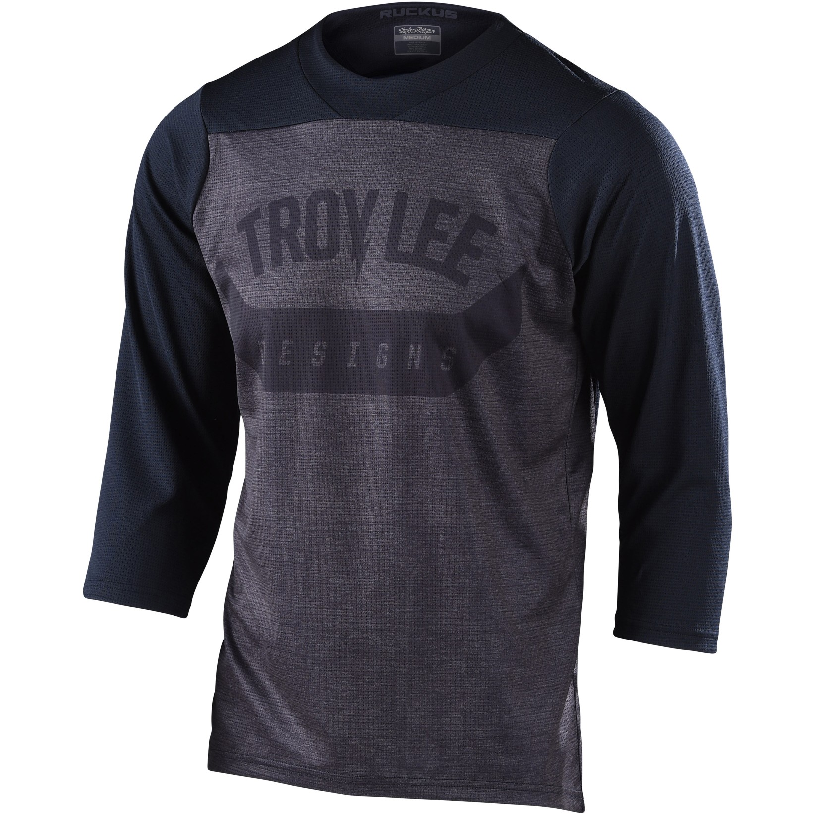 Productfoto van Troy Lee Designs Ruckus Shirt met 3/4-Mouwen - Arc Black