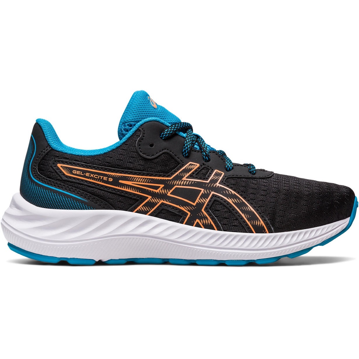 Picture of asics Gel-Excite 9 GS Shoes Kids - black/sun peach