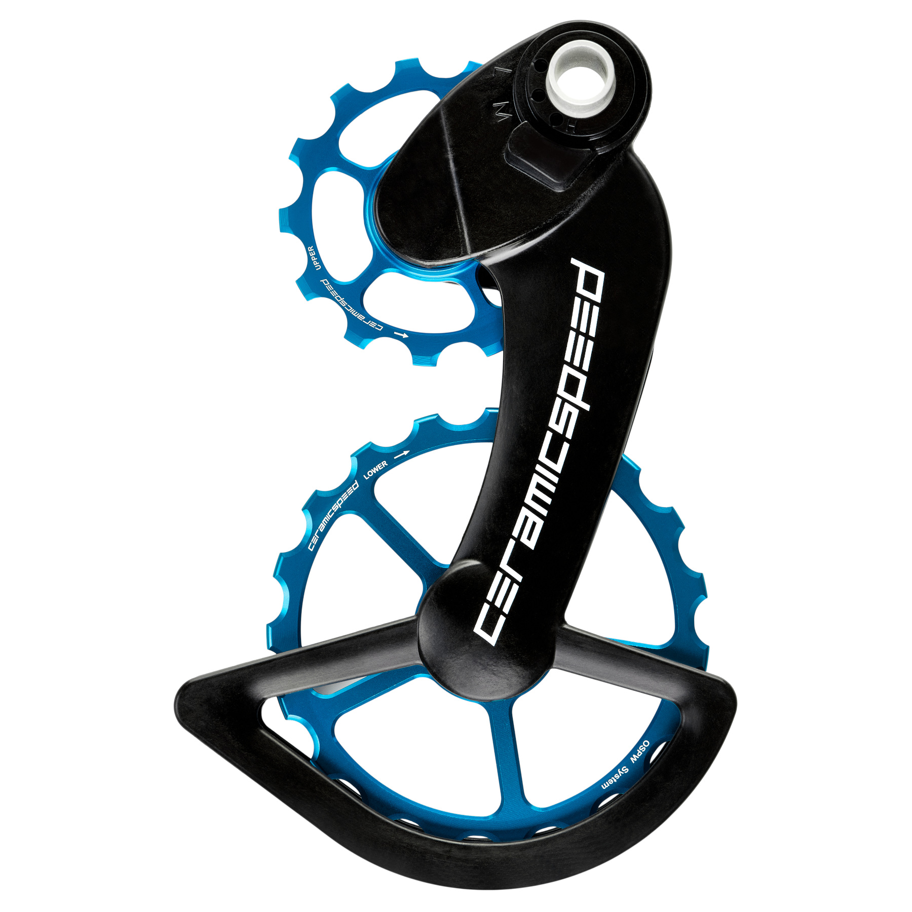 Image of CeramicSpeed OSPW Derailleur Pulley System - for Campagnolo 11s | 13/19 Teeth | Coated Bearings - blue