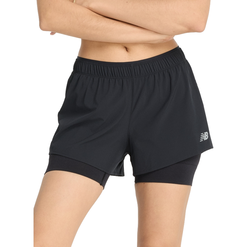 Produktbild von New Balance RC 3&quot; Shorts 2-In-1 Damen - Black