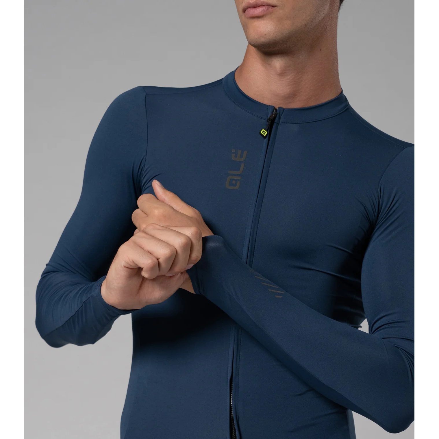 Alé PRAGMA Color Block Long Sleeve Jersey Men - stone