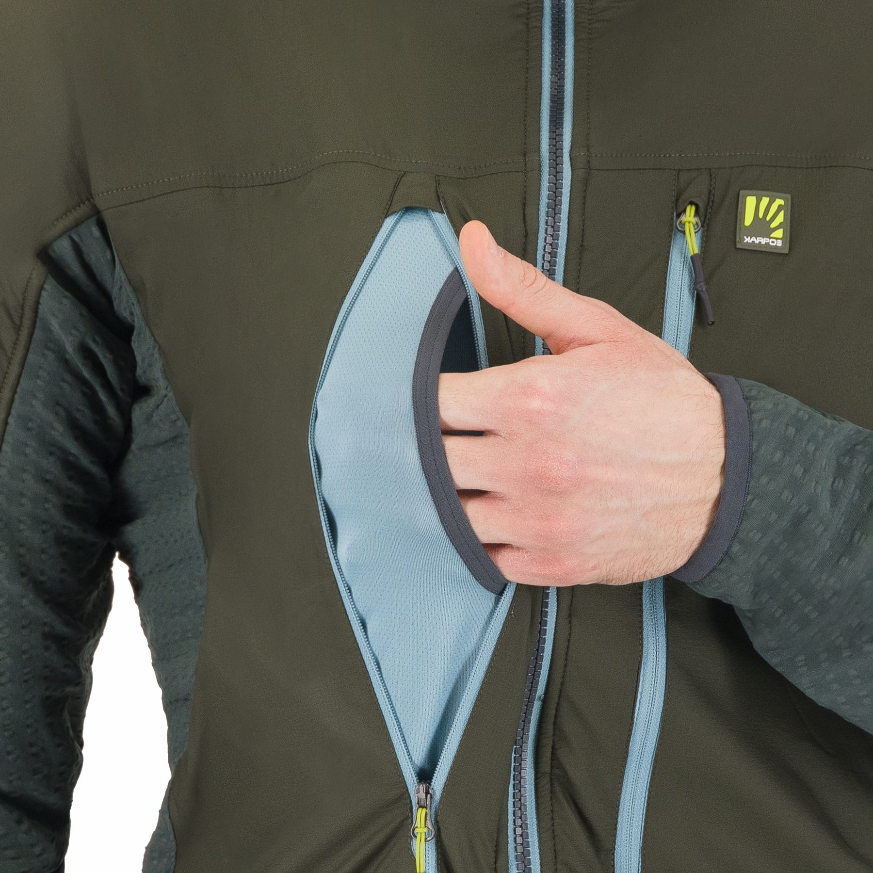 Karpos Alagna Plus 2.0 Jacket Men - deep depths/woodl.gray | BIKE24