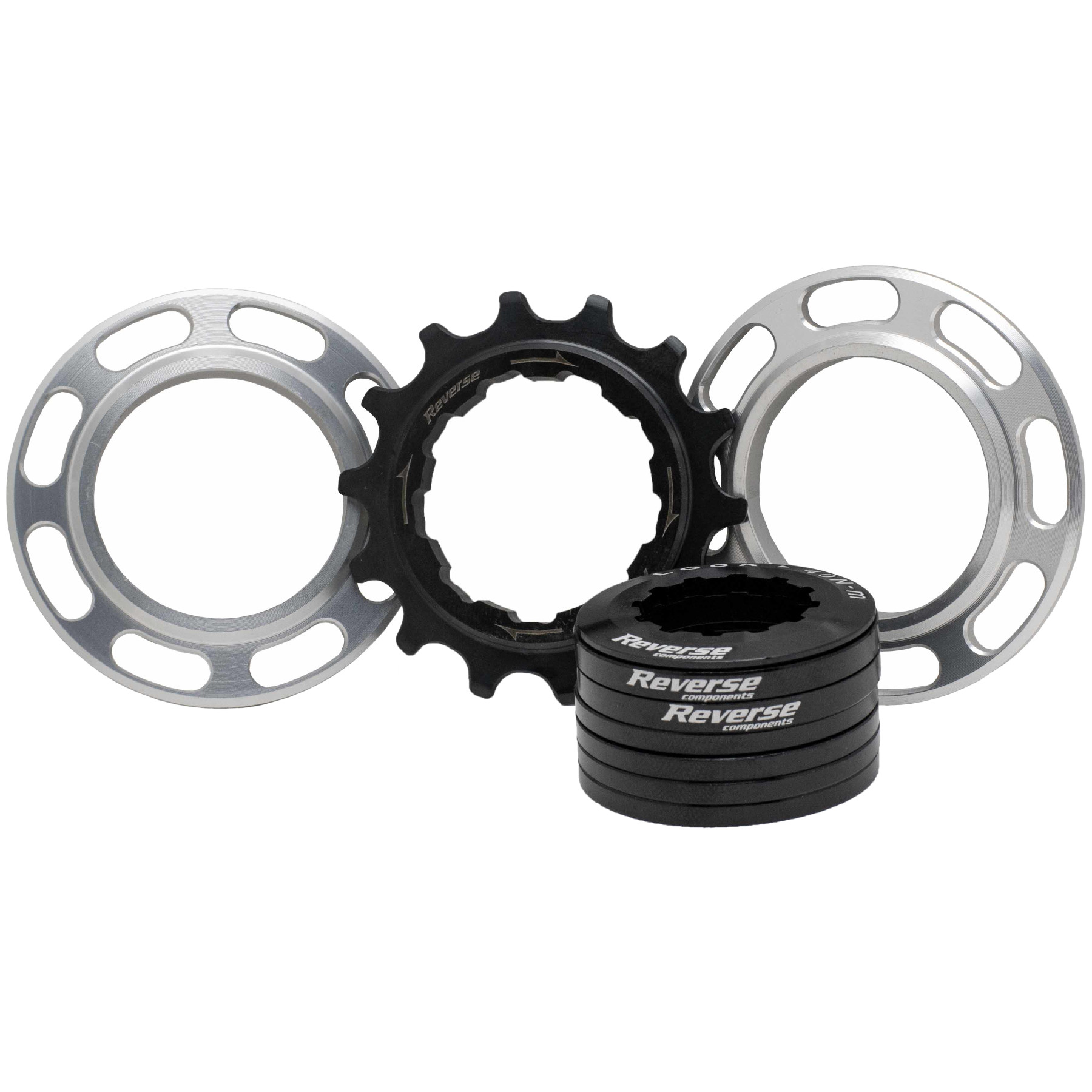 Produktbild von Reverse Components Single Speed Kit Expert - HG - 13T - silber