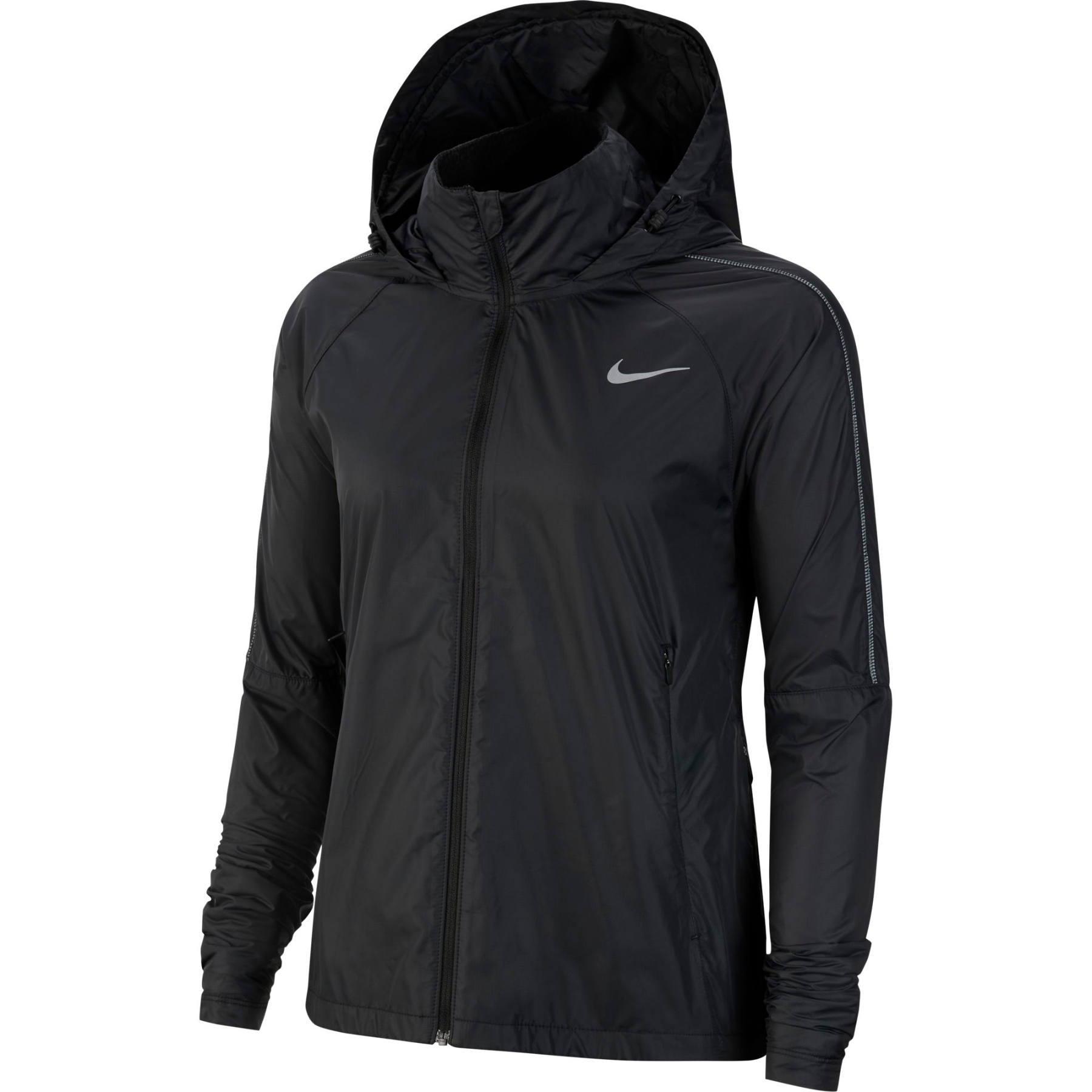 Immagine di Nike Giacca da corsa Donna - Shield - black/black/reflective silver CU3385-010