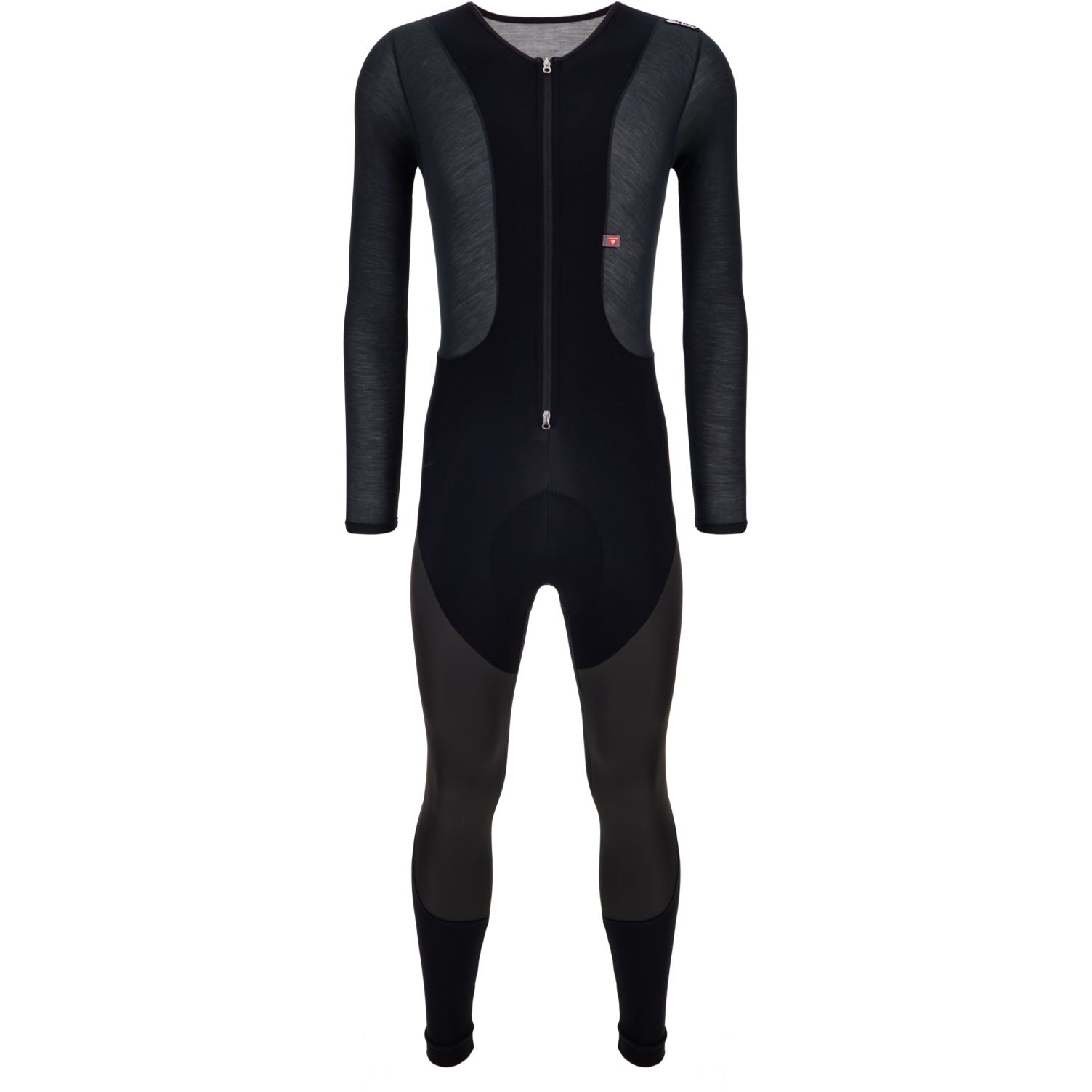 Tenue Cyclisme Hiver Homme – Maillot Et Cuissard à Bretelles Polaire Thermique – Coussin Gel 19D – Coupe-vent Respirant