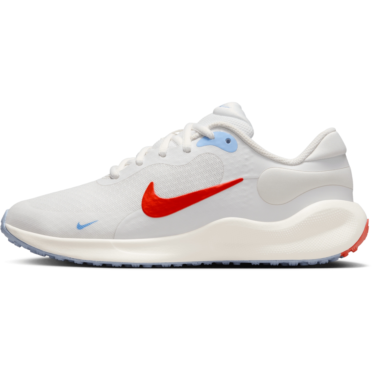 Kuva tuotteesta Nike Revolution 7 Shoes GS Kids - summit white/picante red-sail/psychic blue FB7689-104