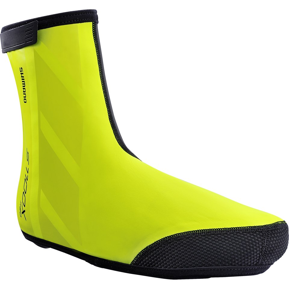 Image of Shimano S1100X H2O Shoe Cover - neon yellow