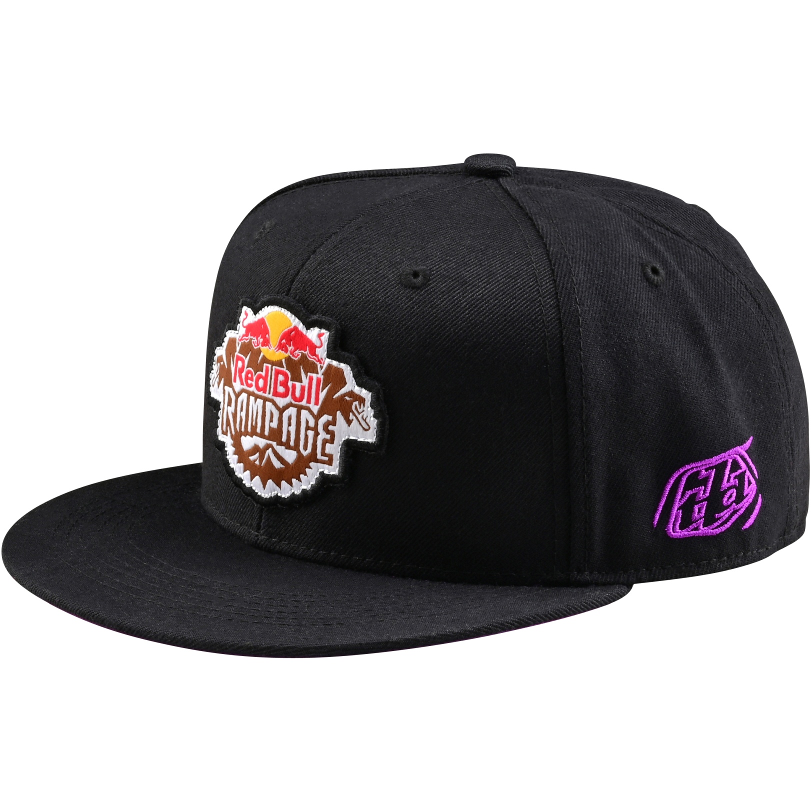 Picture of Troy Lee Designs Static Snapback Hat - 23 TLD Red Bull Rampage Logo - Black