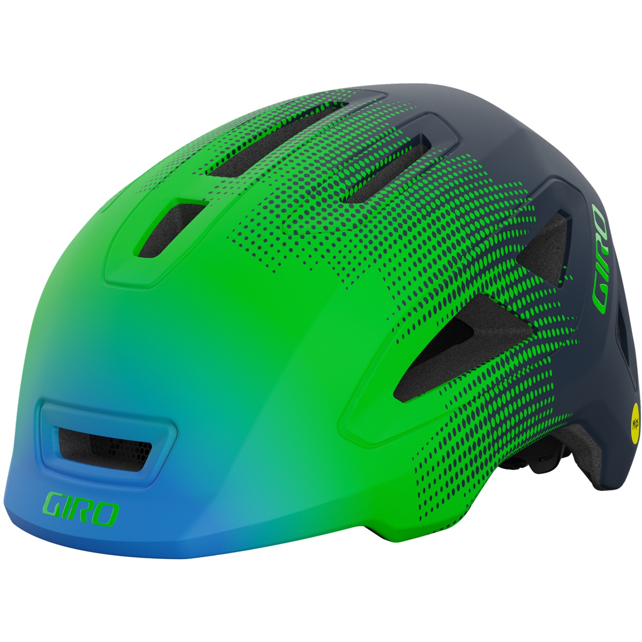 Productfoto van Giro Scamp II Helm Kinderen - matte blue/green towers