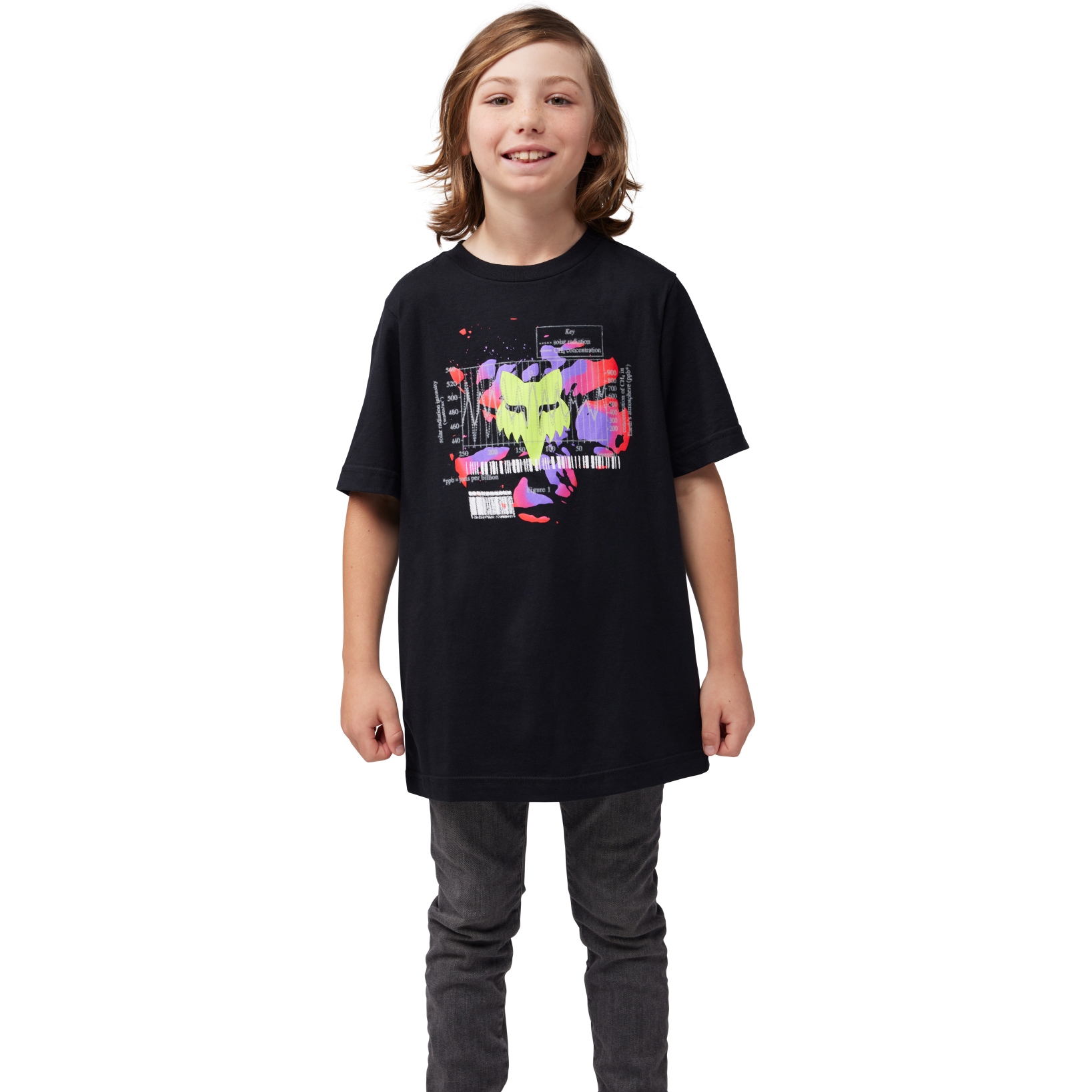 Produktbild von FOX Energy Kurzarmshirt Kinder - schwarz
