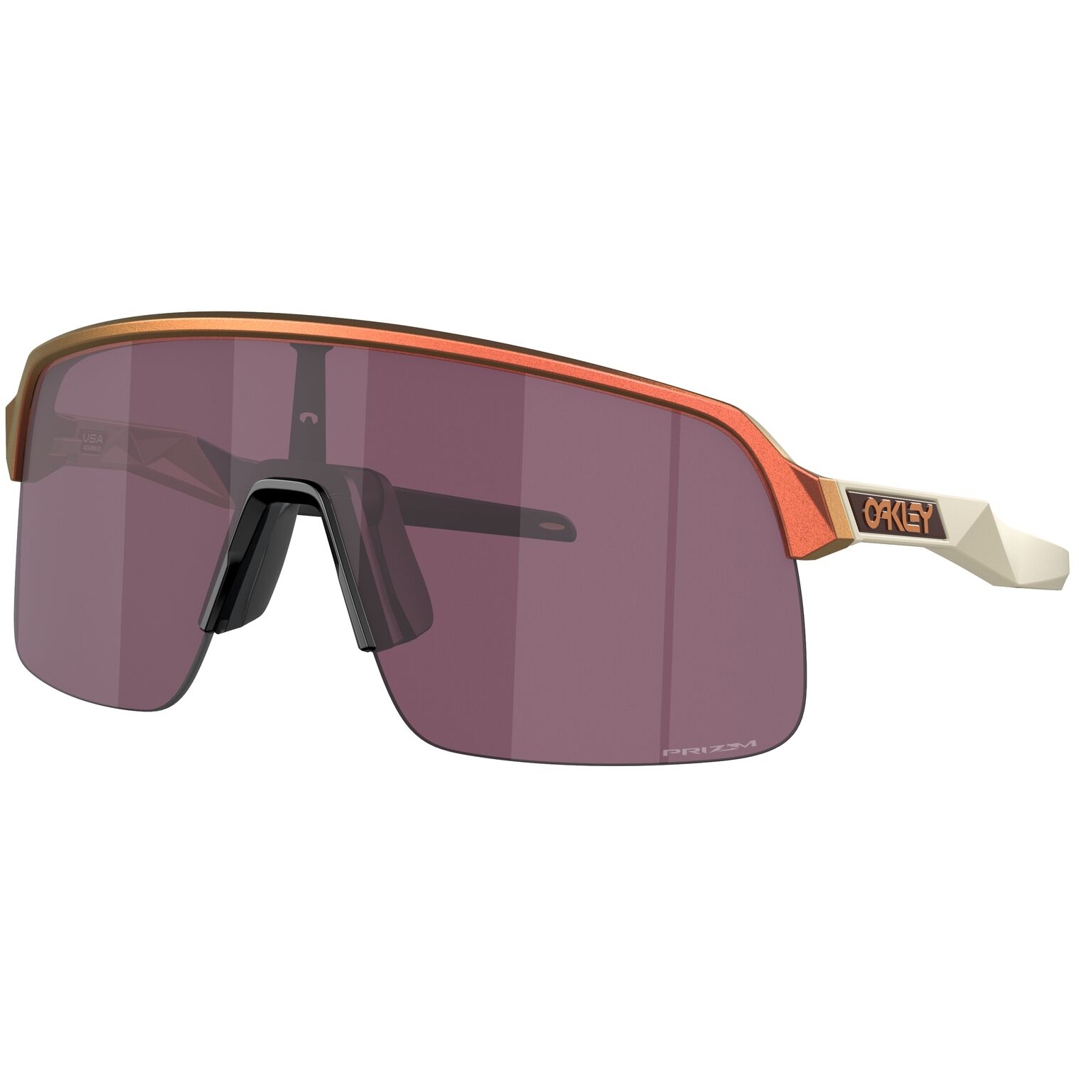 Picture of Oakley Sutro Lite Glasses - Matte Red Gold Colorshift/Prizm Road Black - OO9463-5839