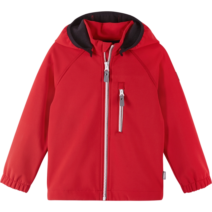 Picture of Reima Vantti Softshell Jacket Kids - tomato red 3880