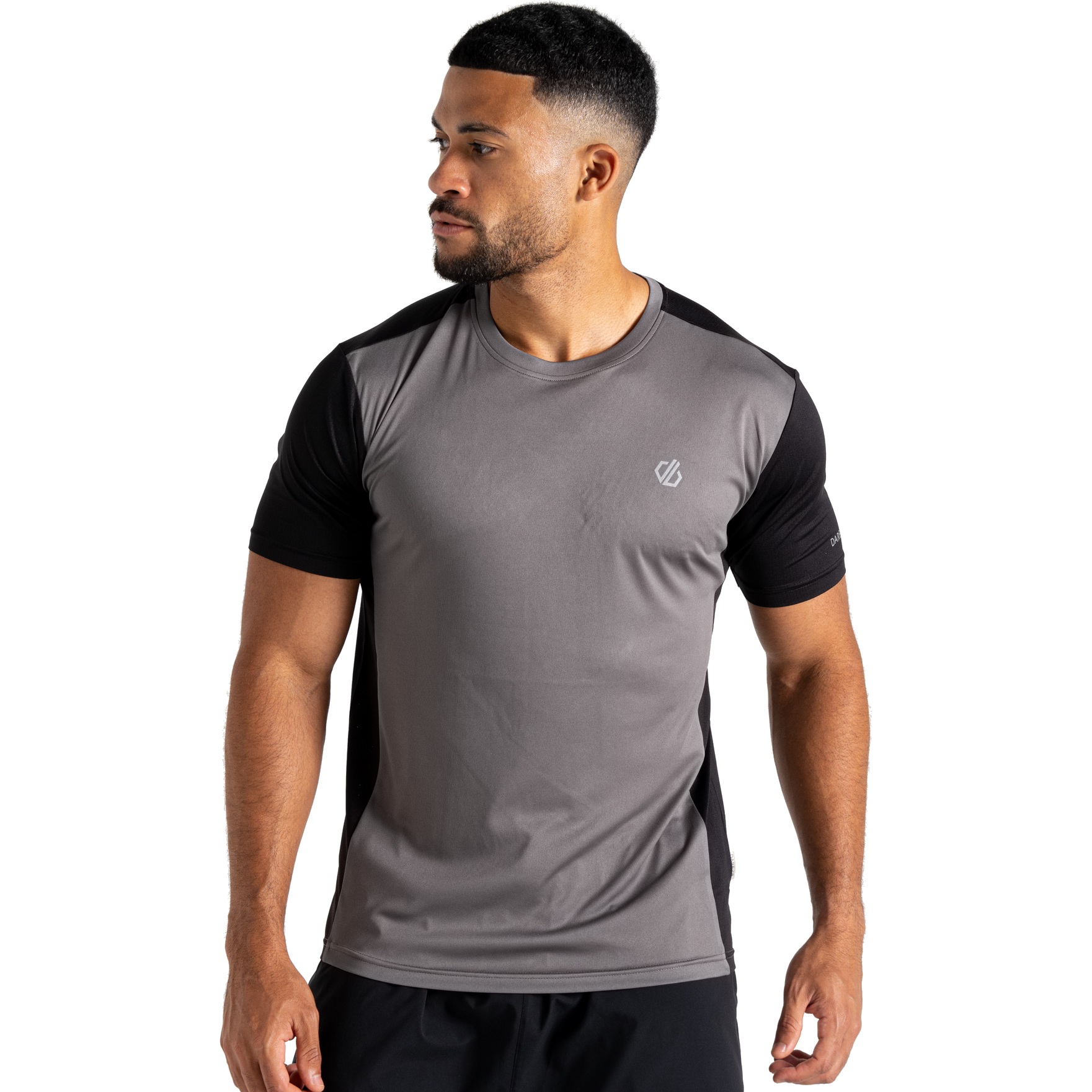 Foto de Dare 2b Camiseta Hombre - Discernible III - P4C Black / Granite Grey