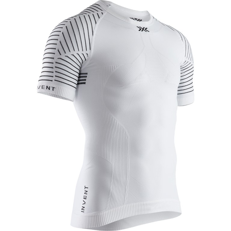 Produktbild von X-Bionic Invent 4.0 LT Round Neck Kurzarm-Unterhemd für Herren - arctic white/dolomite grey