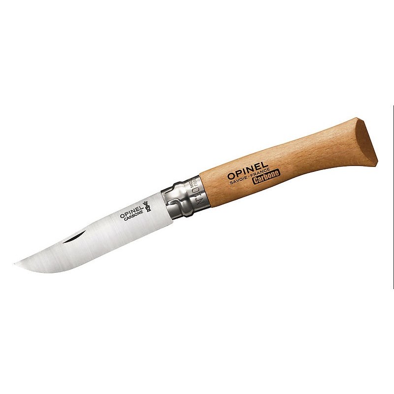 Picture of Opinel Knife, N°10 Carbone, not stainless