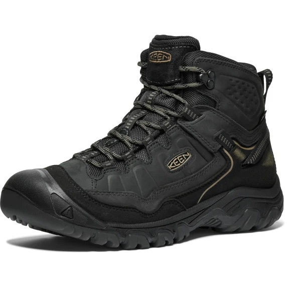 KEEN Botas Montana Hombre Targhee IV Mid Waterproof Triple Black BIKE24