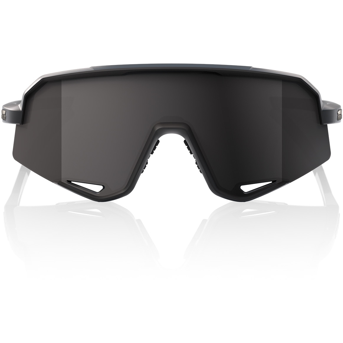 100% Slendale Glasses - Matte Black - Smoke | BIKE24