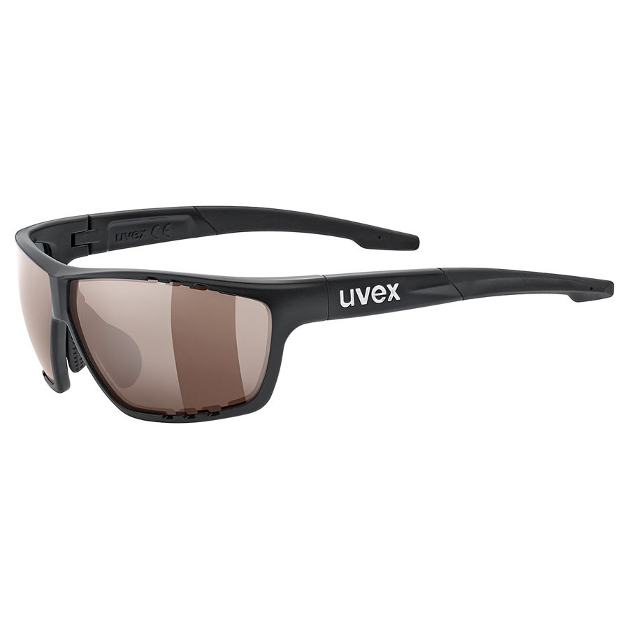 Produktbild von Uvex sportstyle 706 Brille - black mat/litemirror colorvision amber