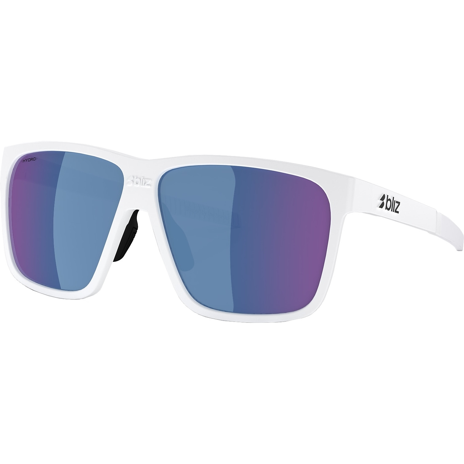 Picture of Bliz A001 Glasses - White / Grey Mirror Blue