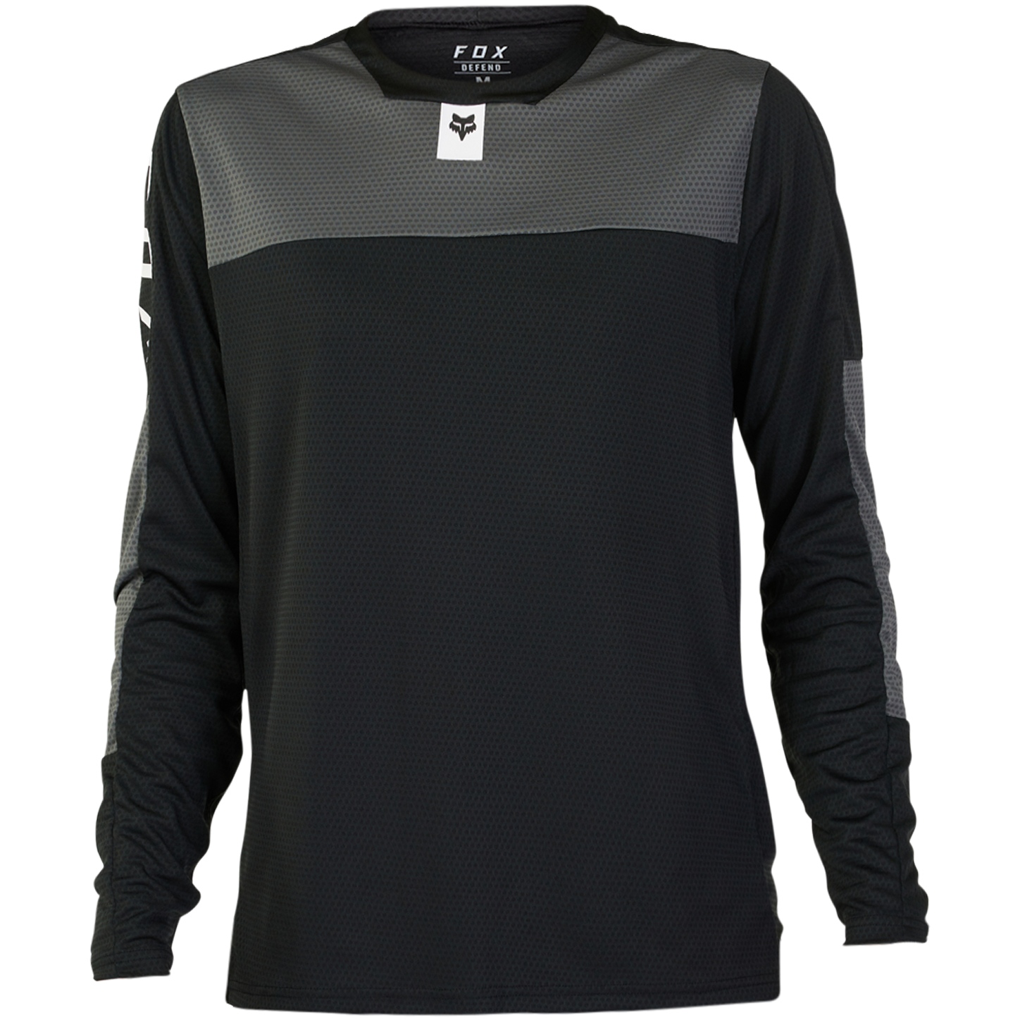 Productfoto van FOX Defend Foxhead MTB Fietsshirt met lange mouwen Heren - zwart