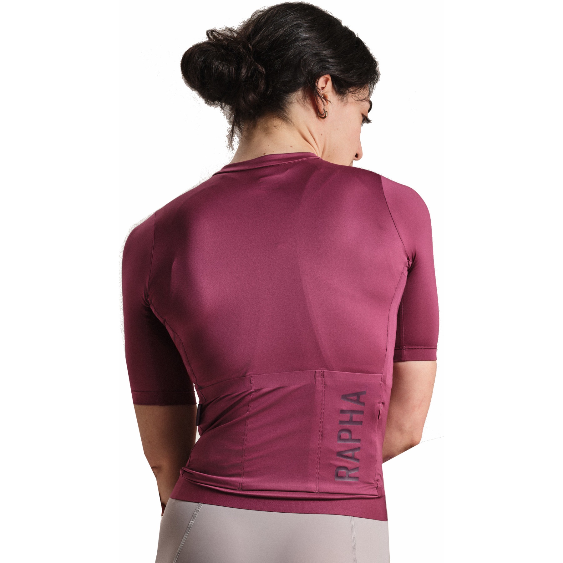 Rapha Pro Team Training Short Sleeve Jersey Women - raspberry/plum