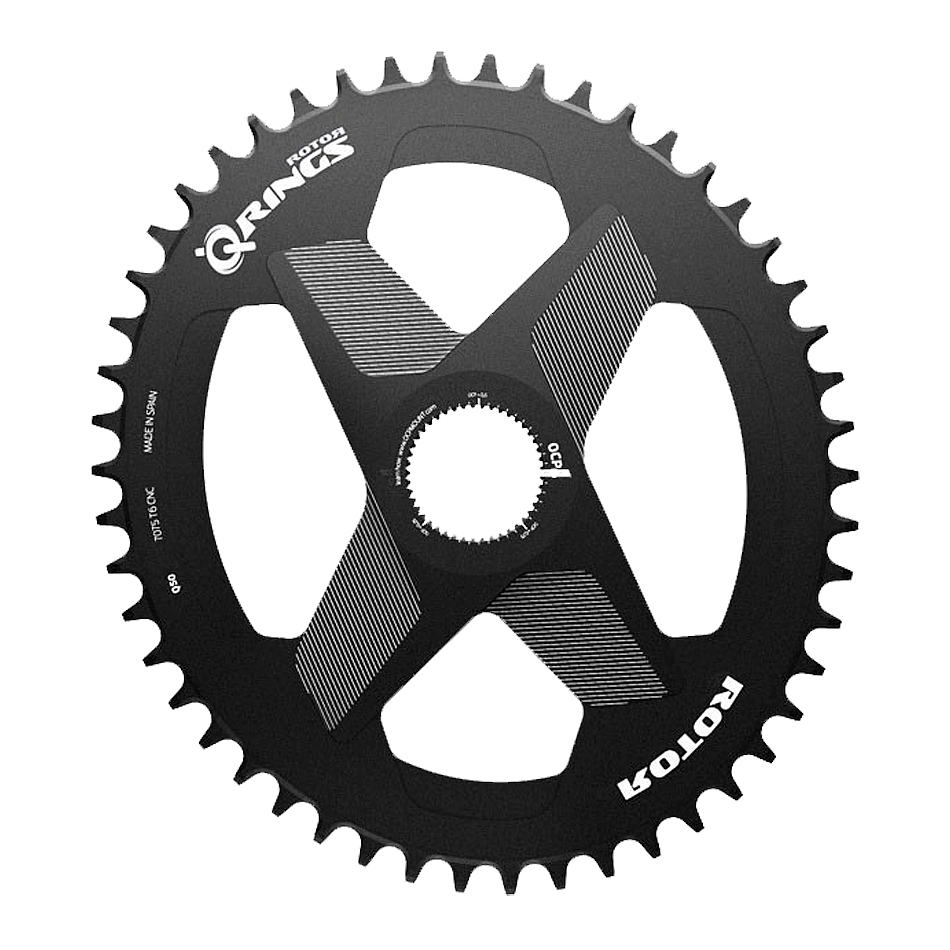 Productfoto van Rotor Kettingblad - Q-Ring | OCPmount | Ovaal - 1x10/11/12/13 versnellingen - zwart