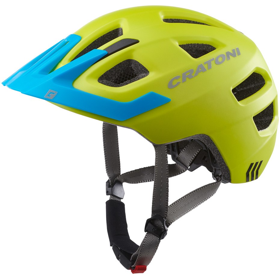 Image of CRATONI Maxster Pro Kids Helmet - lime-blue matt