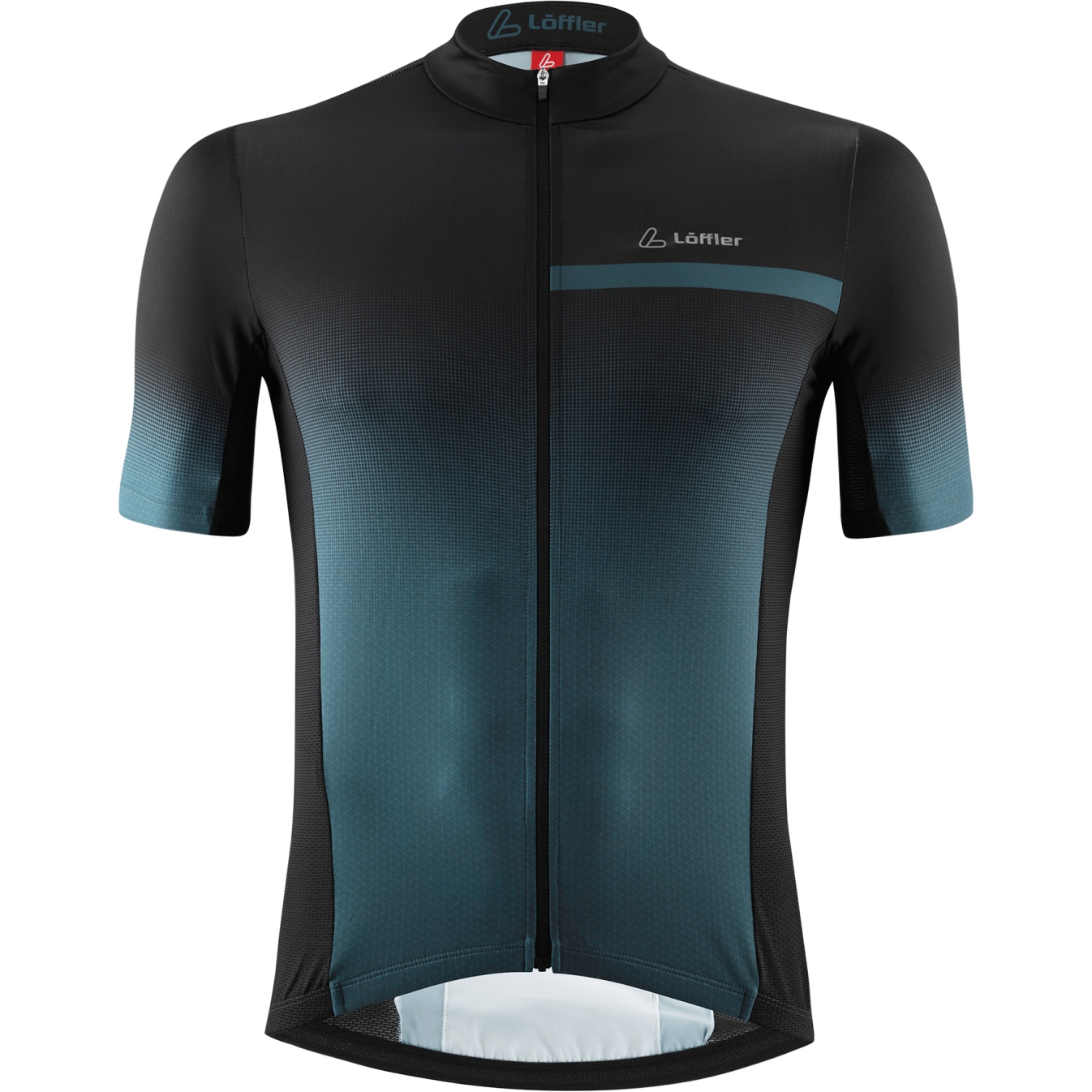 Picture of Löffler Coogan Mid Full Zip Bike Jersey Men - dark petrol 984