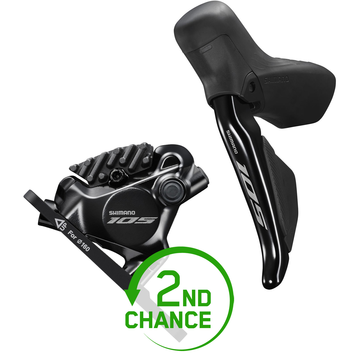 Picture of Shimano 105 ST-R7170 + BR-R7170 Hydraulic Disc Brake - Di2 | 2x12-speed - Set FW - shortened to 30cm - 2nd Choice