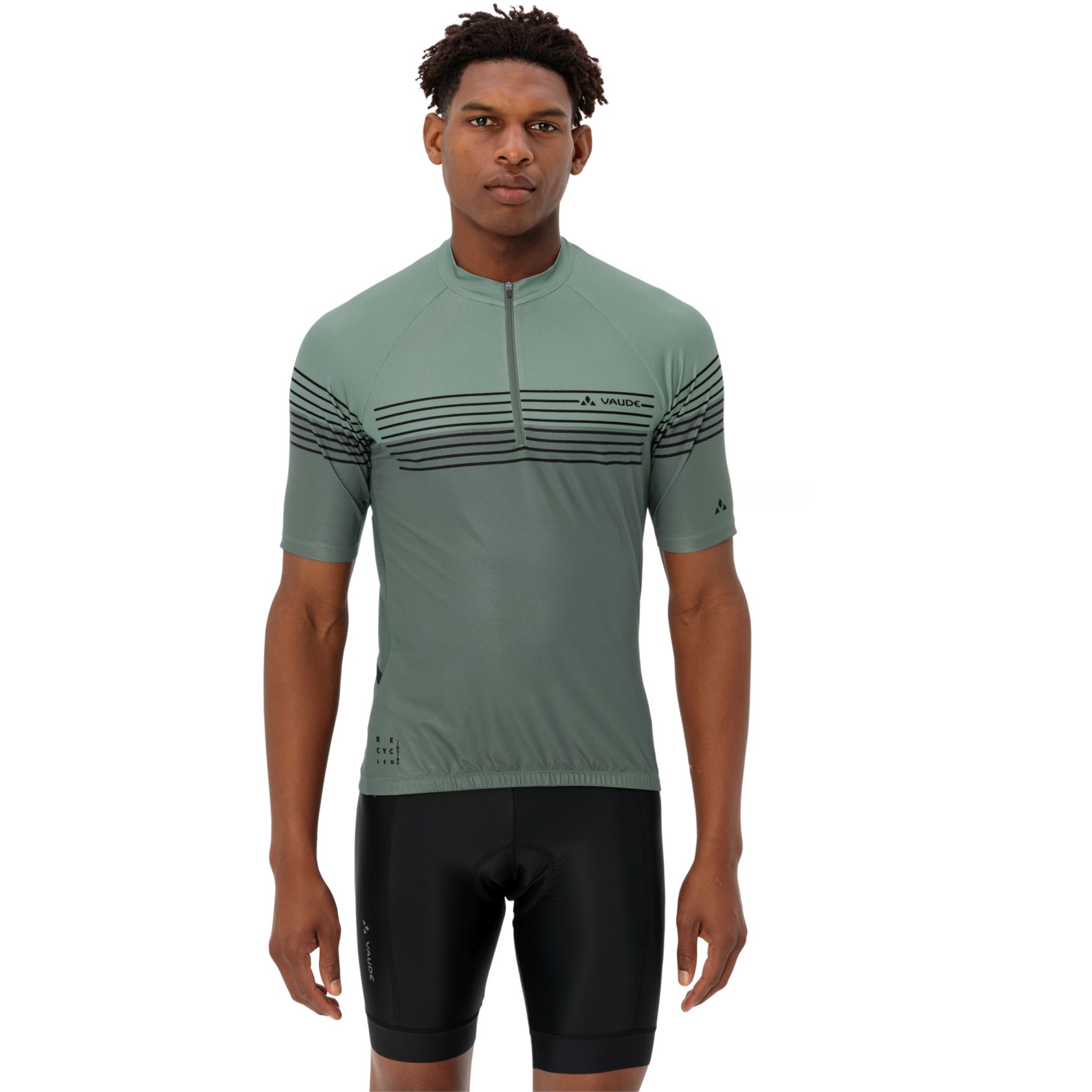 Produktbild von Vaude Posta II Half Zip Kurzarmtrikot Herren - agave
