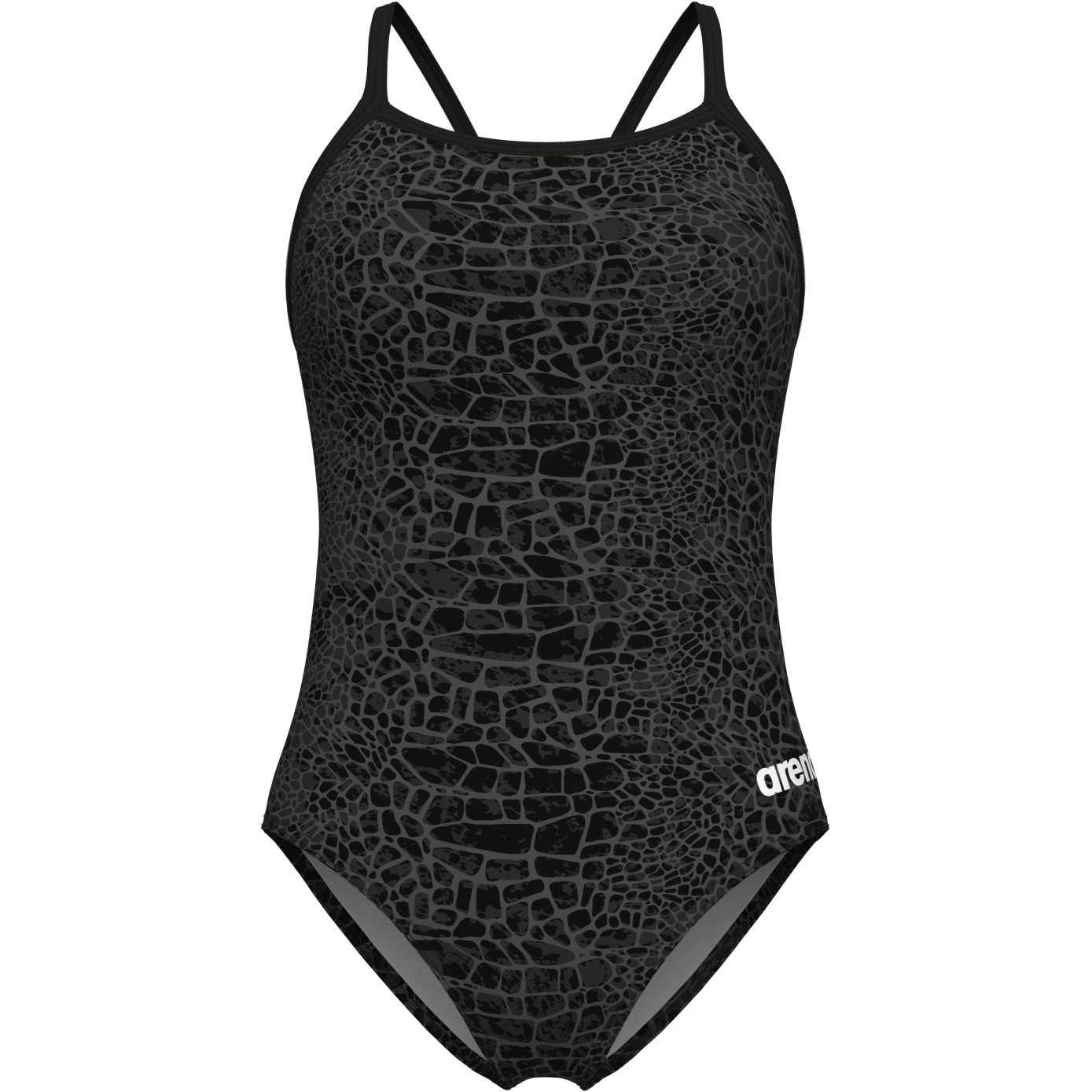 Maillot De Bain Une Pièce Arena Lightdrop-Back – Noir, Protection UV, Femme