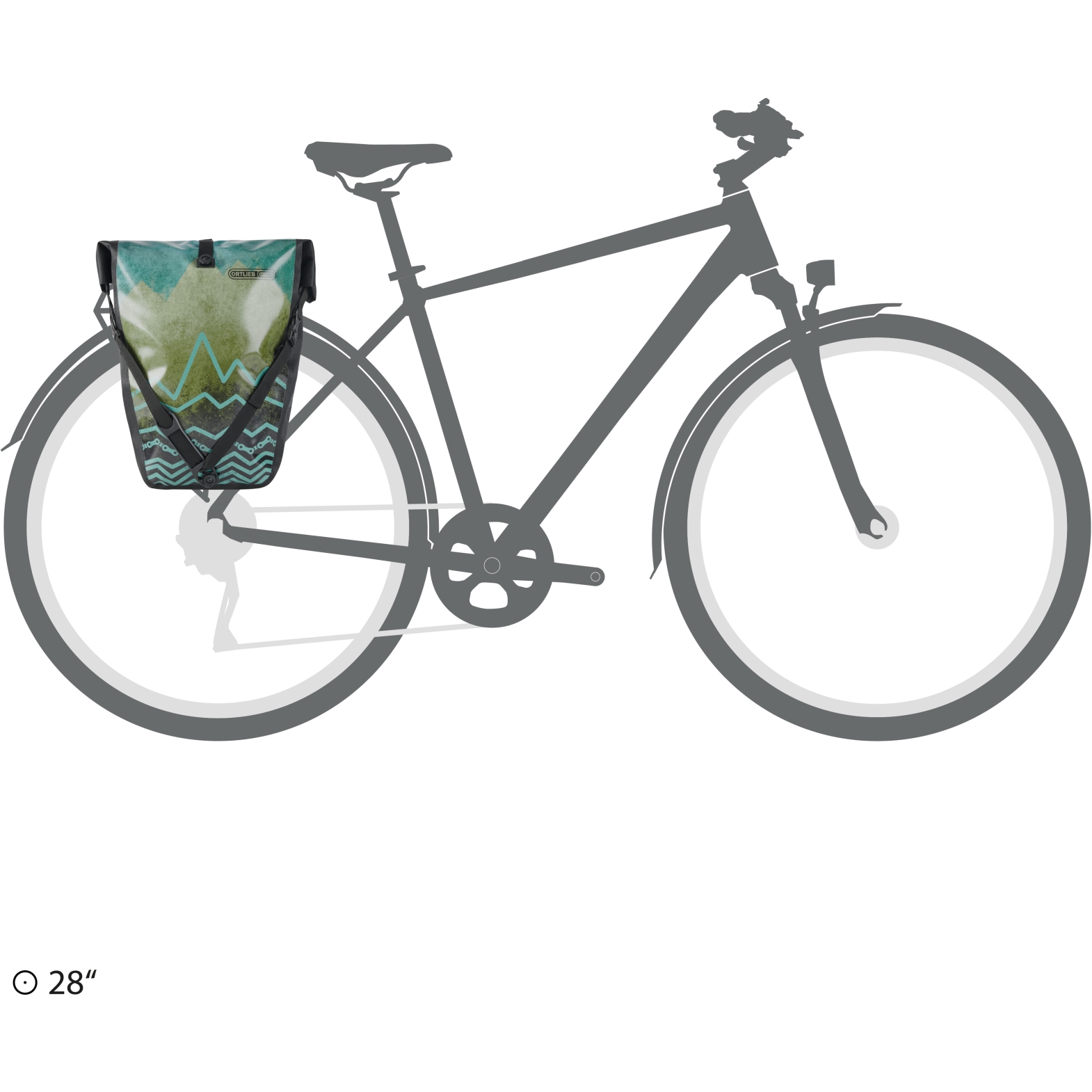 ORTLIEB Back-Roller Design - QL2.1 Bike Pannier - 20L