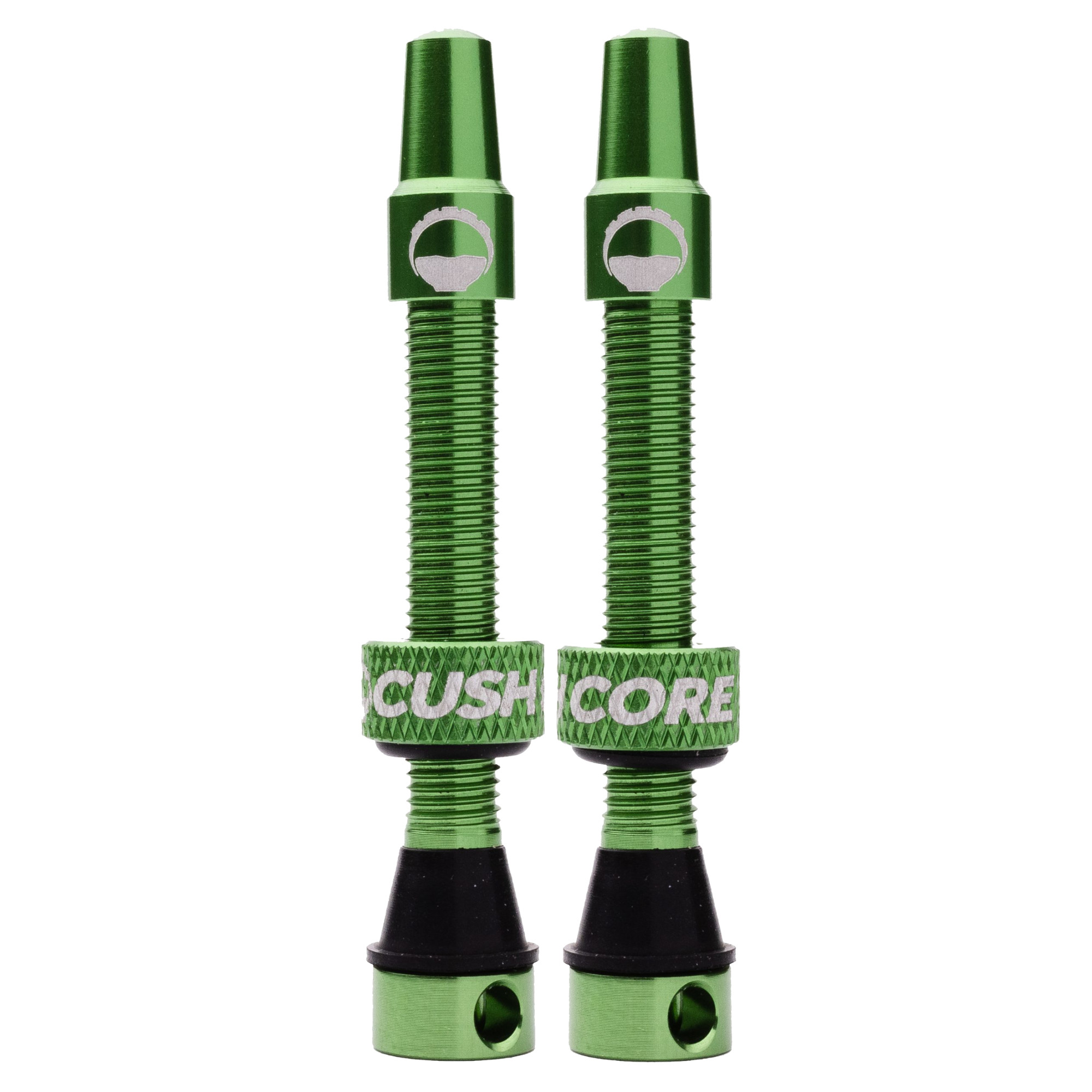 Image of CushCore Tubeless Valve Set - 44mm (Pair) - green