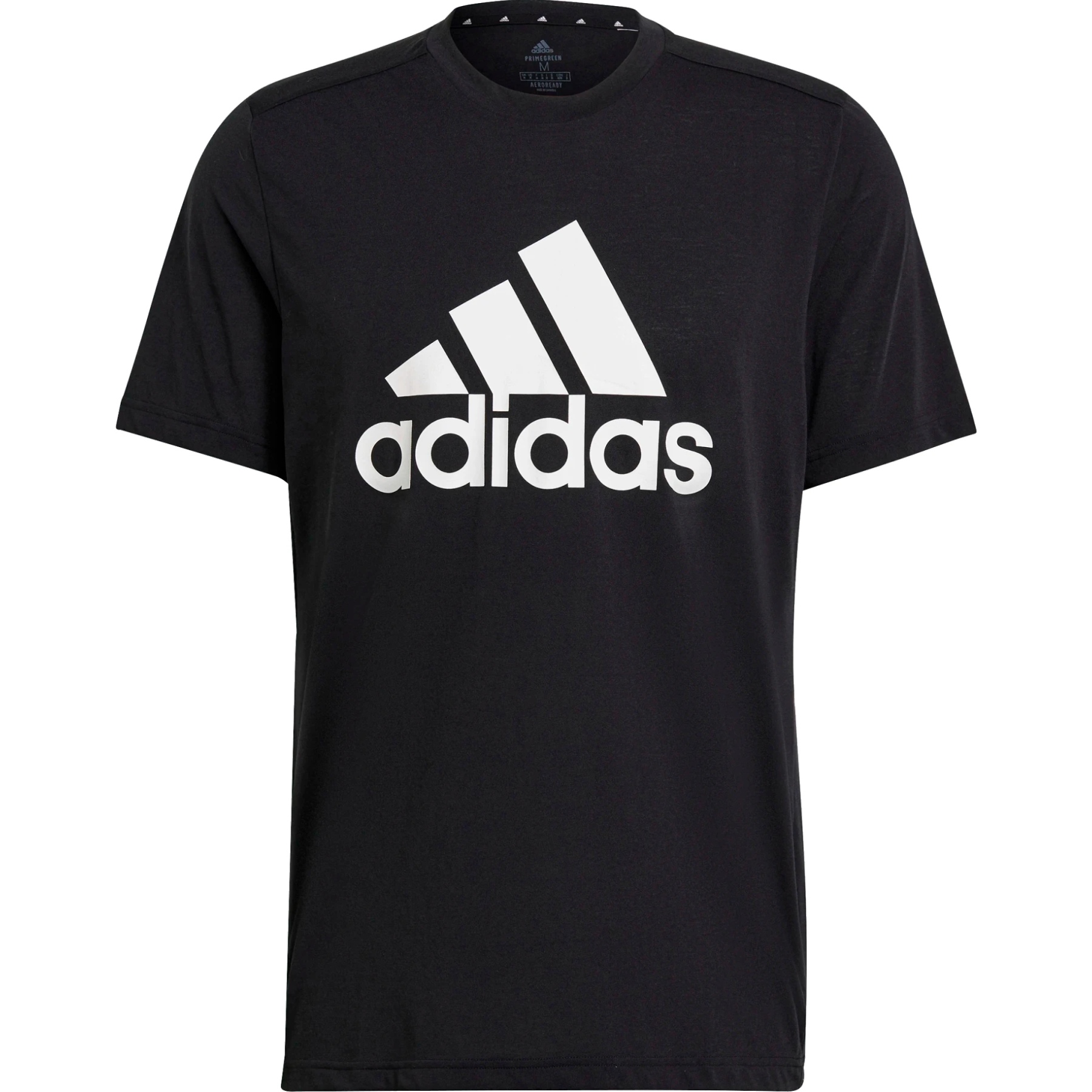 Picture of adidas AEROREADY Designed 2 Move Feelready Sport Logo T-Shirt - black/white GT3109