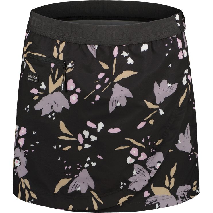 Photo produit de Maloja Jupe-Short Cyclisme Femme - GermerM. - deep black brushflower 1113