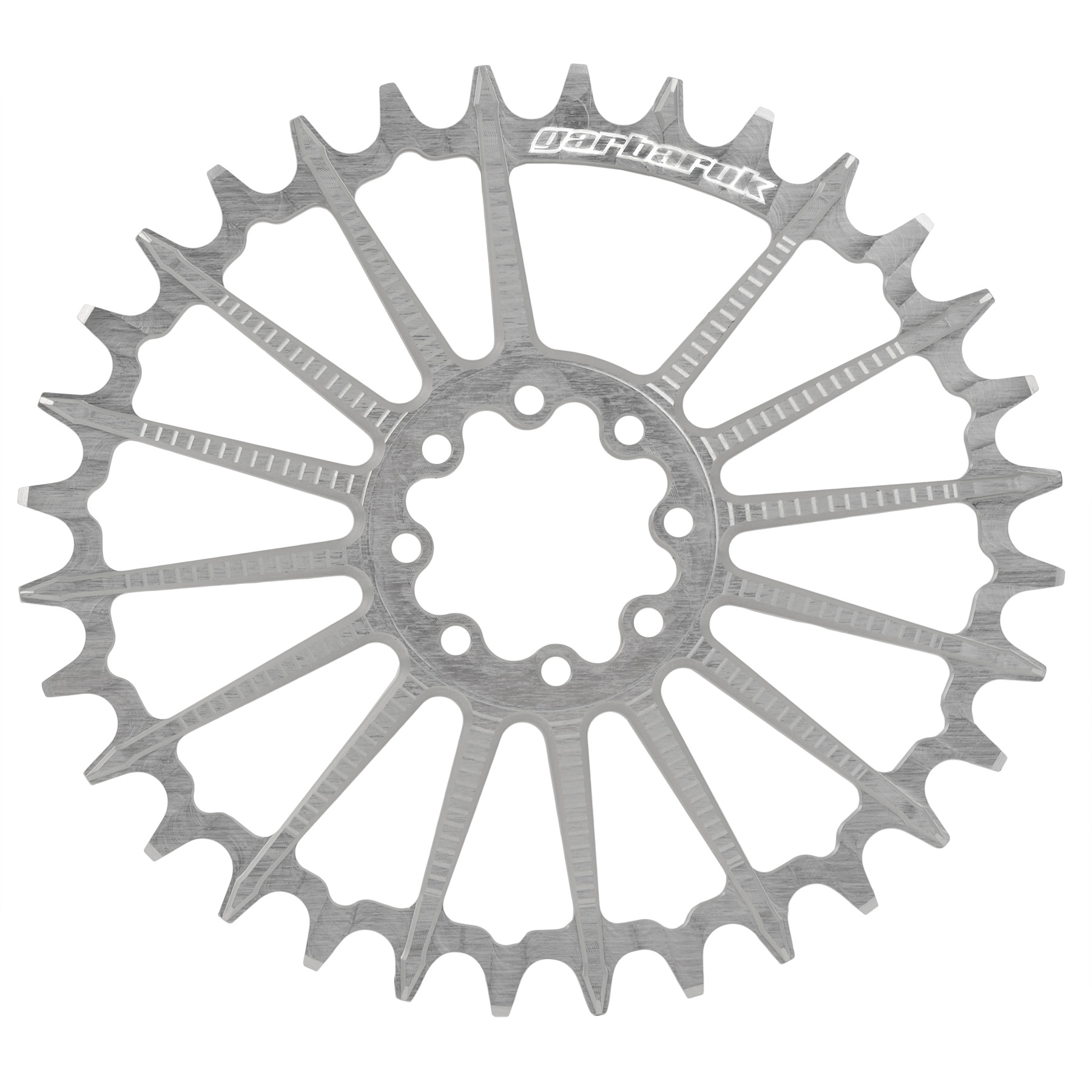 Picture of Garbaruk MTB Chainring | Oval | SRAM 8-Bolt Direct Mount | Boost - silver