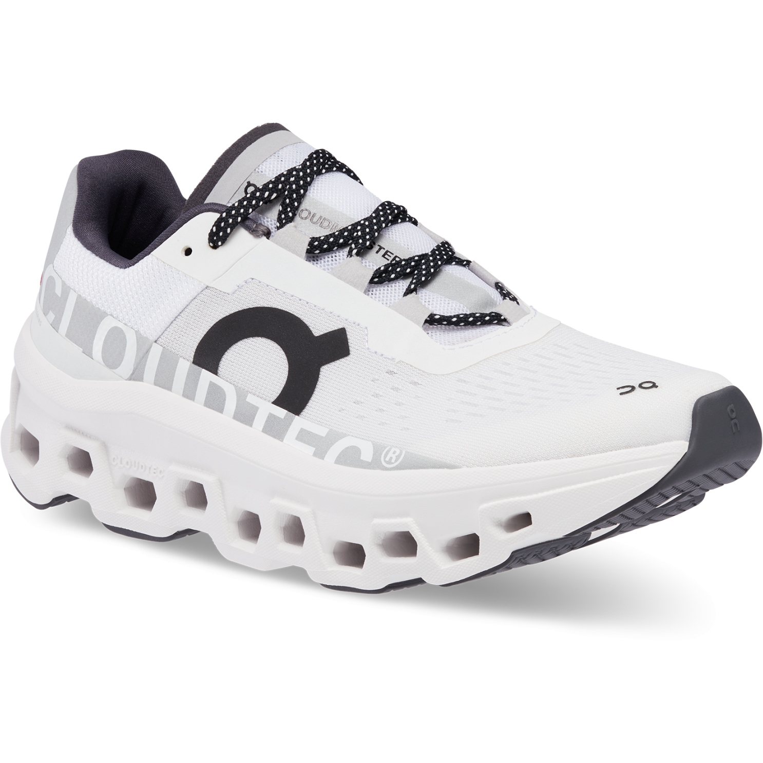 On Cloudmonster Running Shoes Women - All White | BIKE24