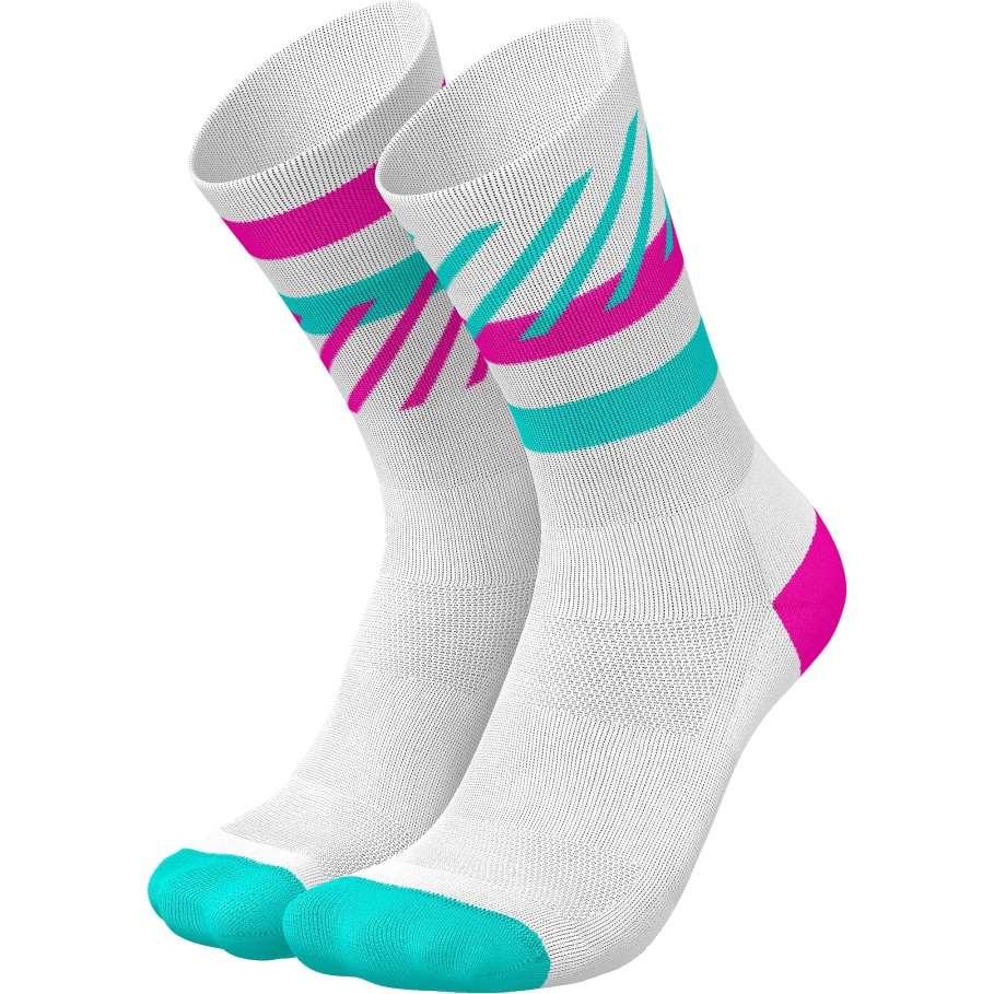 Picture of INCYLENCE Running Disrupts Socks - Pink Cyan
