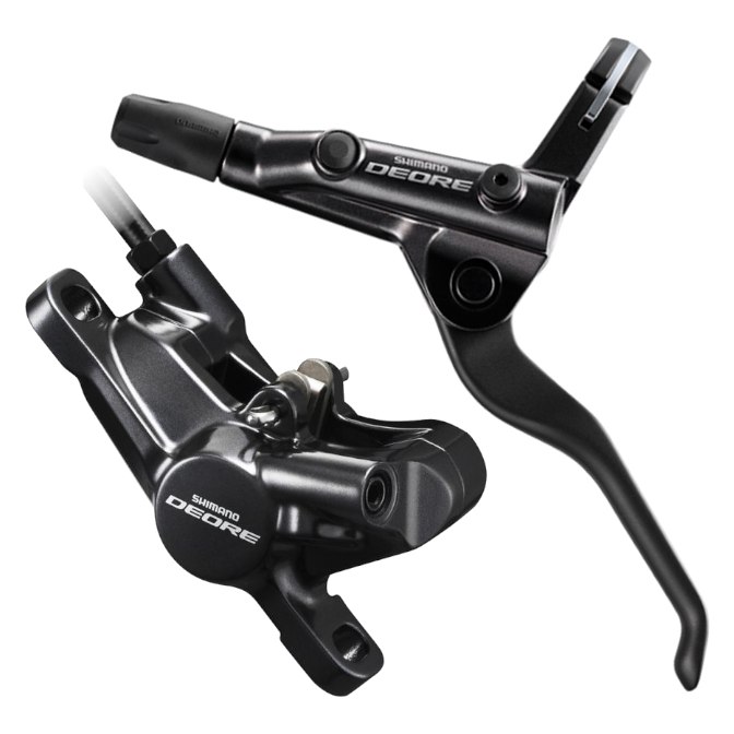 Produktbild von Shimano Deore Trekking BL-T6000 + BR-M6000 Hydraulische Scheibenbremse - I-Spec II - J-Kit - Set VR - schwarz