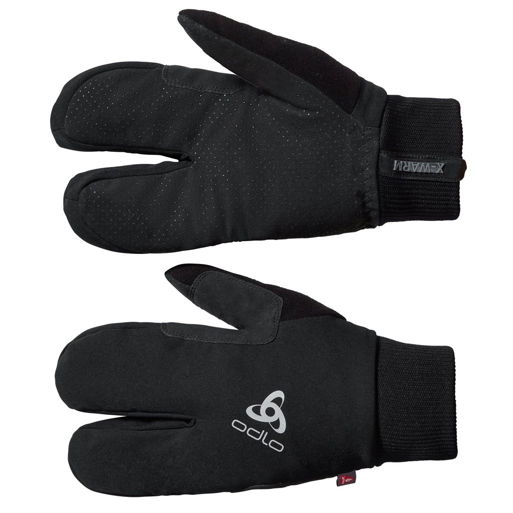 Produktbild von Odlo Essential X-Warm Handschuhe - schwarz