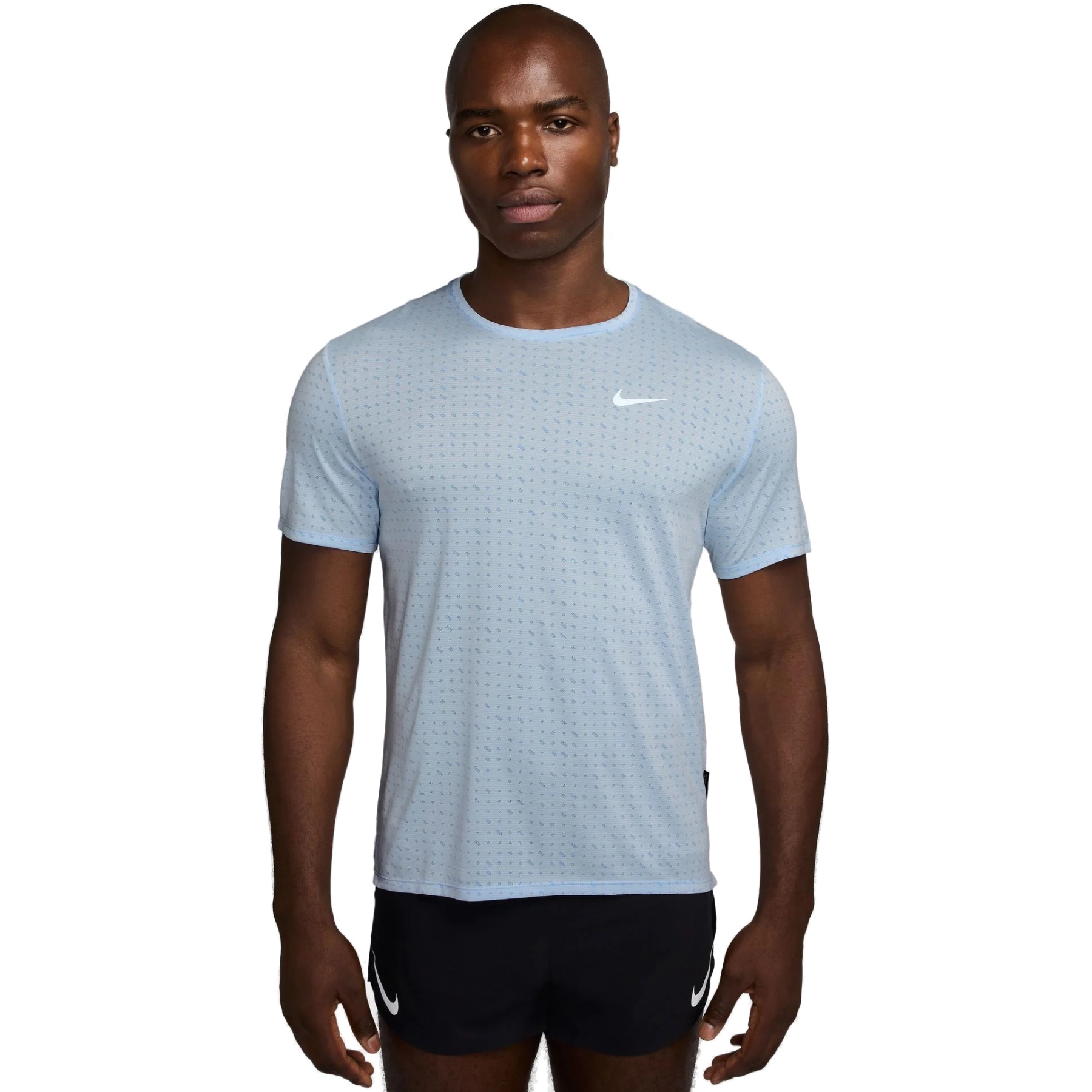 Bild von Nike Miler Breathe Laufshirt Herren - psychic blue/reflective silver HJ4181-422