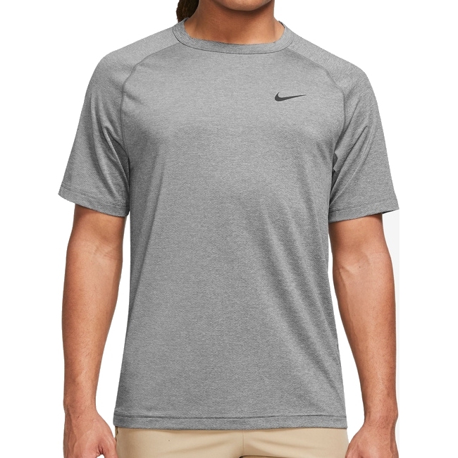 Photo produit de Nike T-Shirt Homme - Dri-FIT Ready Fitness - smoke grey/heather/black DV9815-084