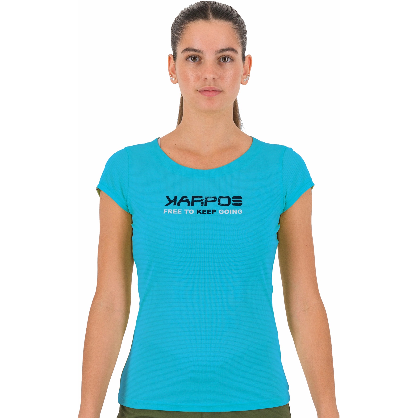 Productfoto van Karpos Val Federia T-Shirt Dames - blue atoll