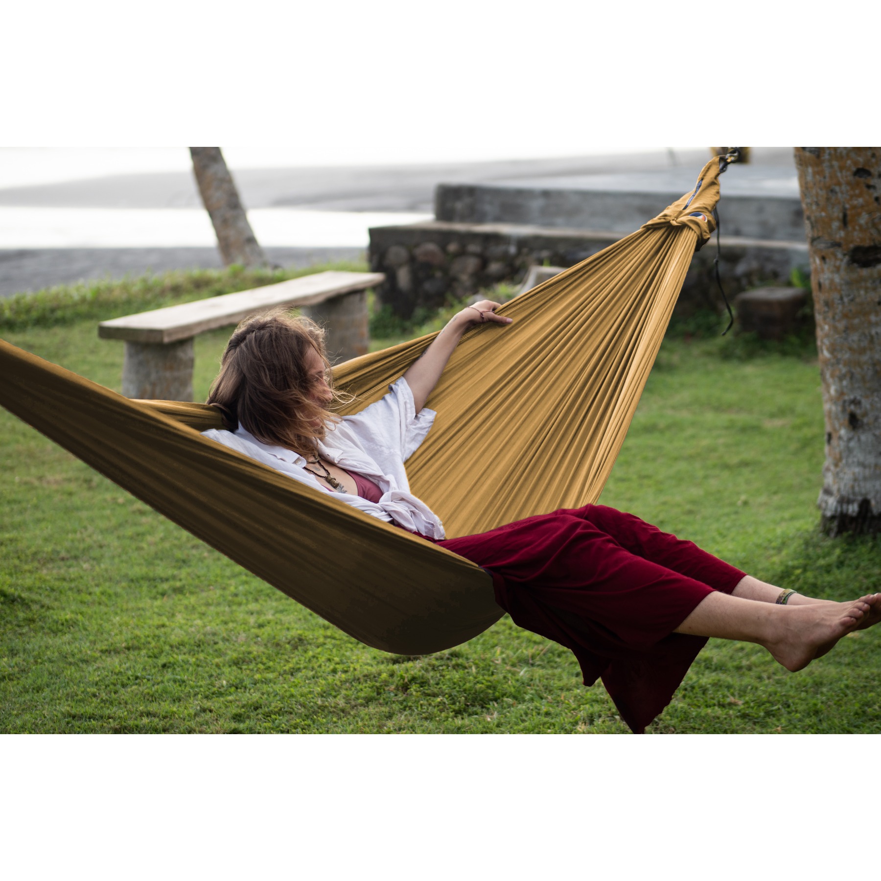 Ticket To The Moon Travel Compact Hammock - Sand | BIKE24