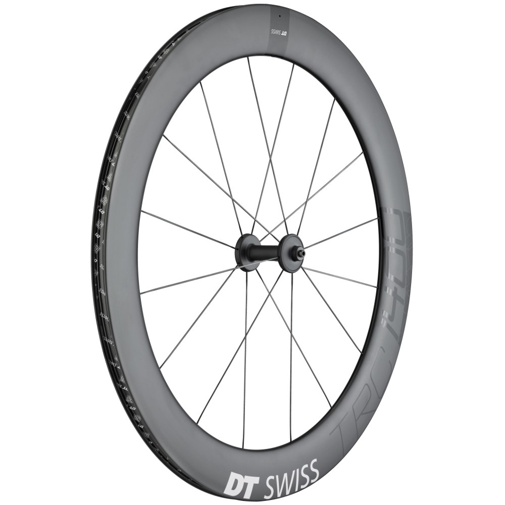 Picture of DT Swiss TRC 1400 DICUT 65 - Carbon - Track Front Wheel - Clincher - 100mm BO