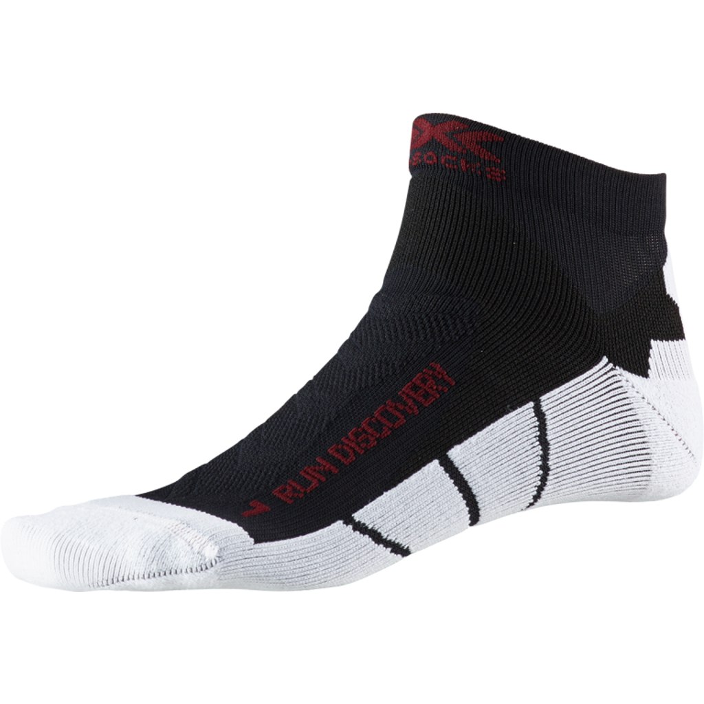 Picture of X-Socks Run Discovery Running Socks - opal black/arctic white