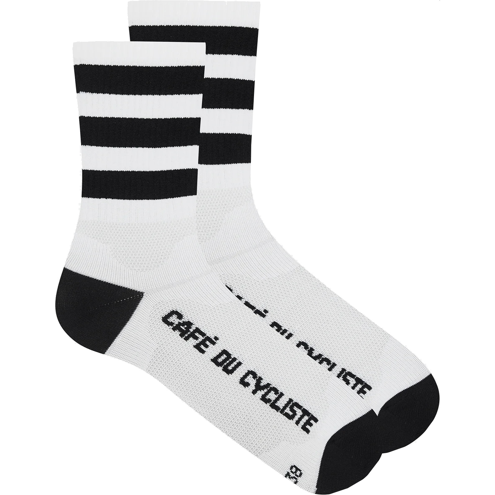 Produktbild von Café du Cycliste Skate Socken - black on white